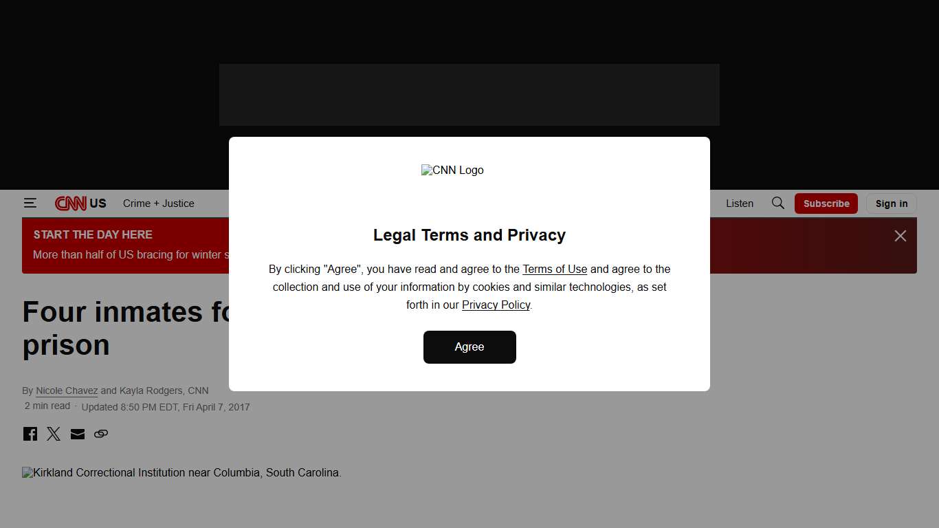 Four inmates found dead at South Carolina prison CNN